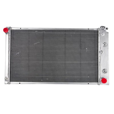 4 Row Core Aluminum Radiator Compatible with 1973-1986 Chevy C10/C20/C30 K10 ...