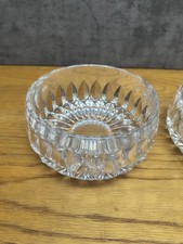 Vintage Heavy Cut Crystal Bowl/ Candy /Berries /Nuts
