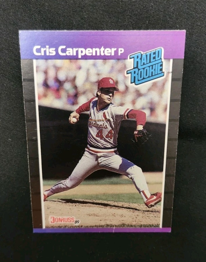 Cris Carpenter 1989 Donruss Rated Rookie #39 Cardinals