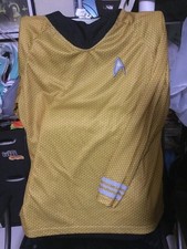 Rubies Star Trek Captain Kirk Costume Shirt Top Mens L USA Made Trekkie Cosplay