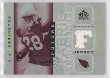 2005 Upper Deck Reflections Future Fabric Reflections JJ Arrington #FFR-JJ 0r45