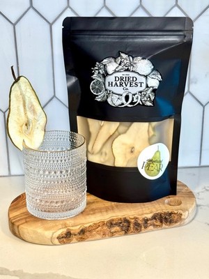 Premium Dehydrated Pear Slices | Garnish for Cocktails, Baking & Crafts