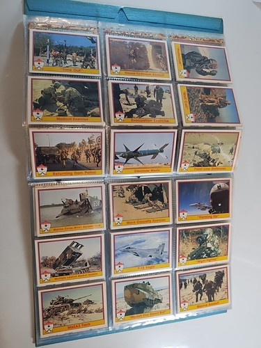 1991 Topps Desert Storm & Pacific Operation Desert Shield ~ Both Complete Sets - Picture 8 of 17
