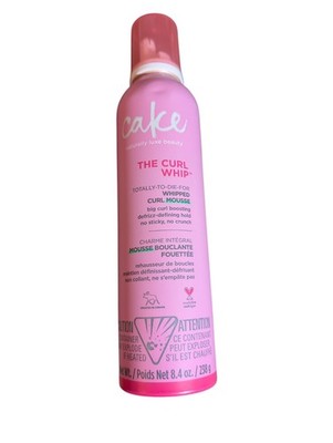 Cake Beauty The Curl Whip Defining & Volumizing Mousse Fight Frizz Glossy Curls