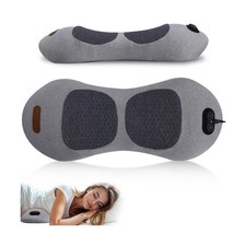 3 in 1 Back Massager, Electric Lumbar Support Pillow Heat Vibration Massage L...