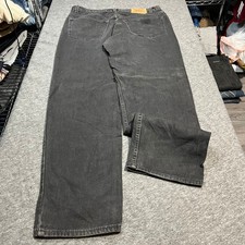 Vintage Levis 550 Relaxed Fit Black Jeans Made in USA 90s Denim W38 L34