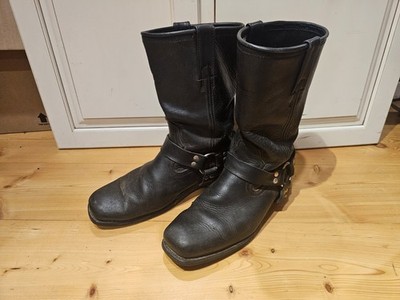 MENS X ELEMENT 13'' ENGINEER BOOTS SQUARE TOE  SZ. 12 SOFT LEATHER Biker Boots