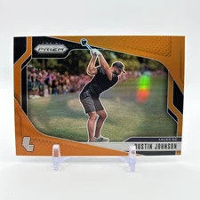 2025 Panini Prizm LIV Dustin Johnson Variations Orange /75 #84 4Aces GC