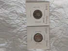 lot of 2 silver 1964 dime and 1918 mercury dime