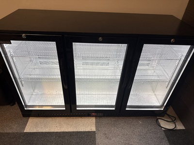#ad Procool Residential Under Counter Bar Cooler 3 Door Black Used Great Condition $375.00