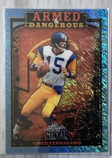 2026 Leaf Metal VINCE FERRAGAMO Armed & Dangerous Blue Shimmer Parallel SSP 4/8.