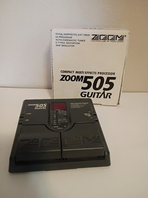 Zoom 505 Vintage Guitar Multi Effects Pedal Original Black