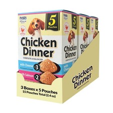 INABA Chicken Dinner for Dogs, Soft Pate Wet Dog Food, 2.4 Ounce (Pack of 15) 13.44 per gallon