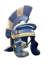 Roman Officer Centurion Black & Silver Helmet Roman Legion Römischer Helm...
