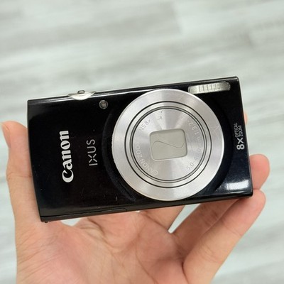 Canon IXUS 185 20MP Compact Digital Camera 8x Zoom W/ SD Card, Charger GOOD