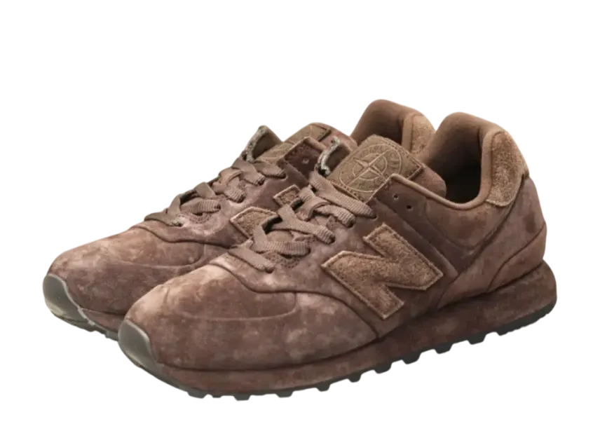 Stone Island × New Balance 574 Legacy Ghost Brown U574BSI1 Men's