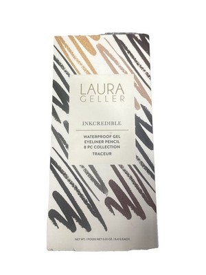 Laura Geller inkcredible waterproof gel eyeliner pencil 8pc collection 0.4g Each