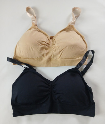 New 2 Pack Padded Adjustable Strap Pull-on Sports Bras