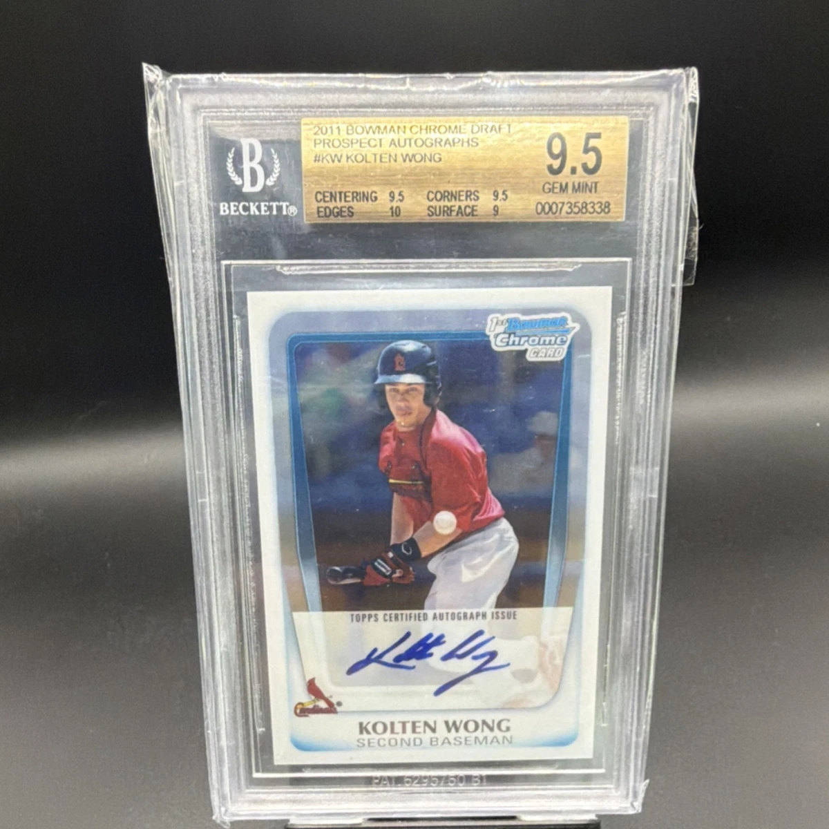 Bowman Grade 9.5 Baseball St. Louis Cardinals Rookie Sports