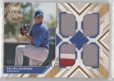 2018 Panini Elite Extra Edition Quad Materials Gold 69/99 Erling Moreno 0c6