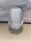 Fenton Vtg Fairy Lamp Light White Hobnail Milk Glass 4.5"