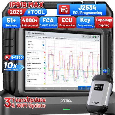 XTOOL IP919 MAX J2534 ECU-Programmierung Fahrzeugschlüssel-Programmiergerät