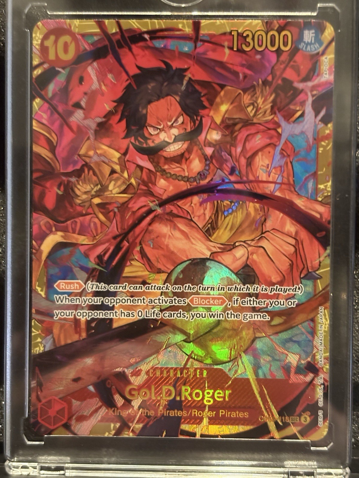 Gol D Roger OP09-118 SEC Secret Rare Emperors In The New World One Piece