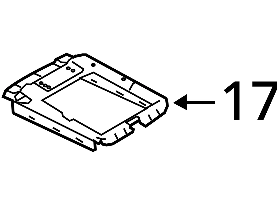 ADEQUADO PARA 2013-2019 LINCOLN MKT MOLDURA ASY - TRASEIRA - CONSOLE DE9Z74061B22AA - NOVO FABRICANTE DE EQUIPAMENTO ORIGINAL - Imagem 3 de 3