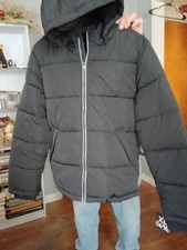 New Kids Size 14-16 Puffer Jacket with Hoody Warm Winter Members Mark Soft Coat