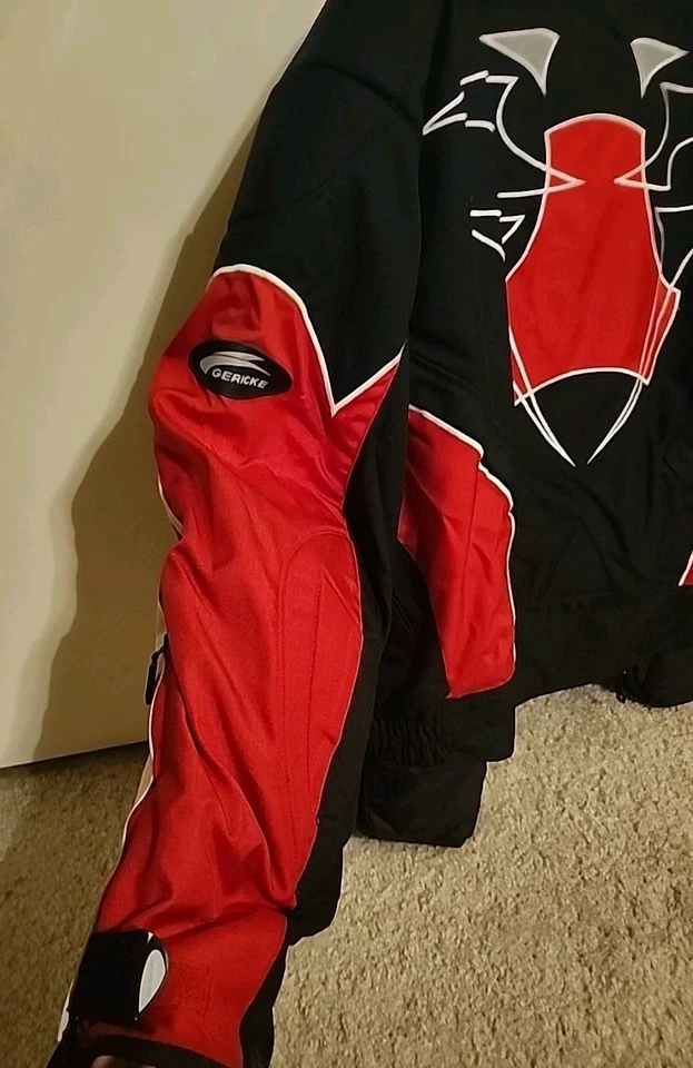 Motorcycle Jacket Gericke 3XL , Red With Liner, Armored - Image 3 of 4