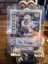 Panini 2025 Score Mike Matthews Tennessee Volunteers Next Era NIL Auto NEN-MMA