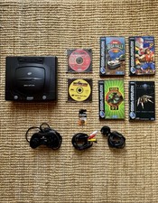 Sega Saturn Mk 2 Console Bundle - Controller, 5 Games, Cables + Extras
