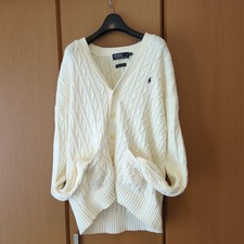 Ralph Lauren Polo By Cable Knit Cardigan L Vintage Men Vintage Limited Edition R