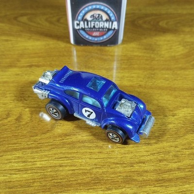 Hot Wheels Spoilers Series Redline Evil Weevil Blue Hong Kong 1971 Baja Bug