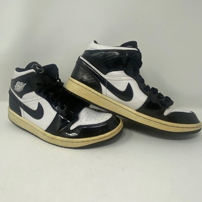 Air Jordan 1 Mid All-Star 2021 Black White Carbon Fiber DD1649-001 Mens 10.5