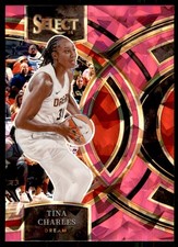2024-25 Panini Select WNBA Pink Ice Prizms Tina Charles Atlanta Dream #107