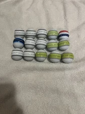15 TaylorMade Striped Golf Balls, Great Condition!!!