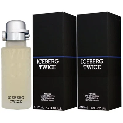 Iceberg Twice For Him Pour Homme 2 x 125 ml Eau de Toilette EDT Set - Bild 1 von 2
