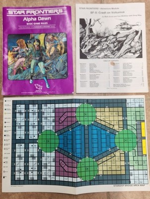 TSR STAR FRONTIERS ALPHA DAWN & SF-0 Crash on Volturnus Module
