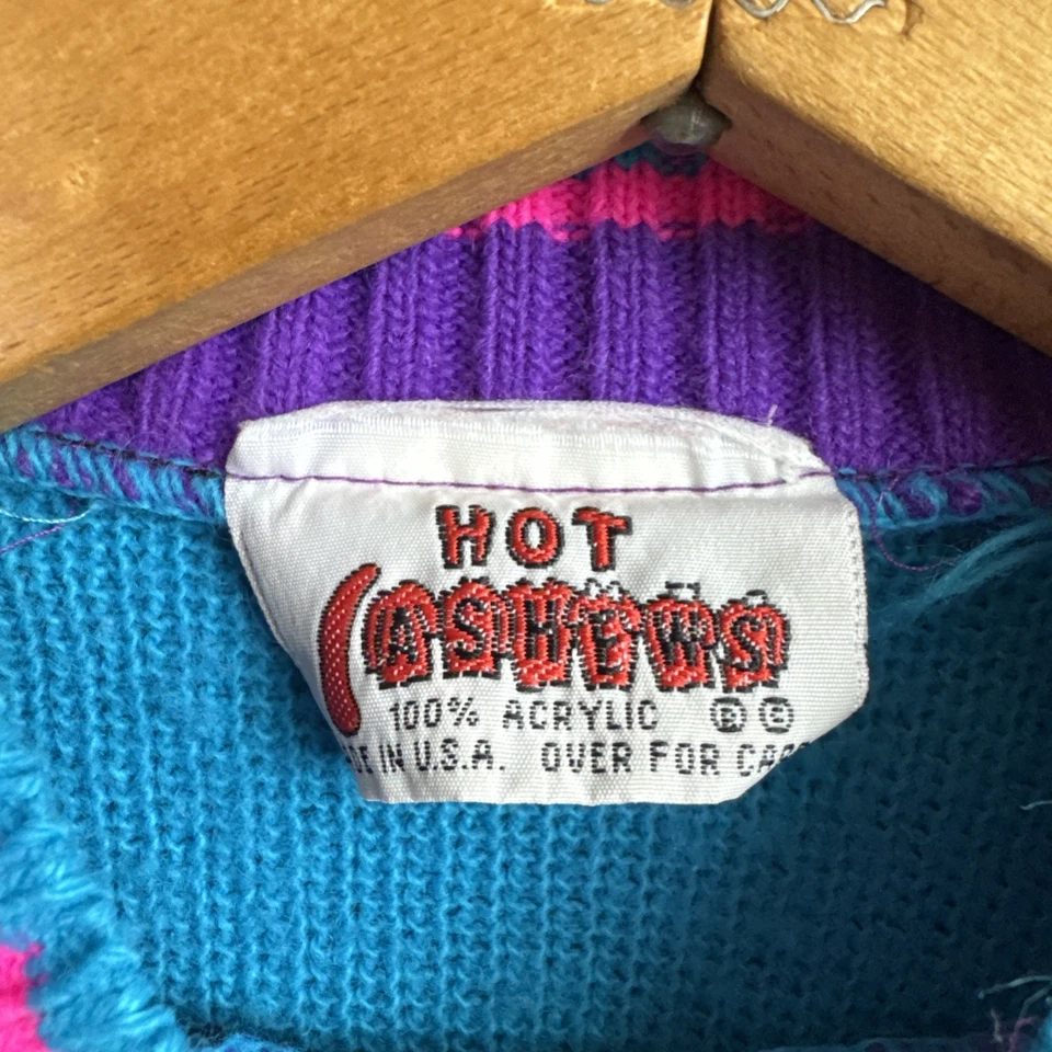 Suéter vintage 1992 Hot Cashews Treasure Trolls muñeca Kidcore juvenil 15,5 x 21 Foto 4 de 4