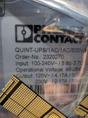 *BRAND NEW* Phoenix Contact QUINT-UPS 1AC 1AC 500VA 2320270 100-240V