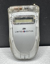 MOTOROLA i90c FLIP NEXTEL LIMITED EDITION CLEAR, NO Batt. STRICTLY as is.