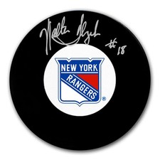 Walt Tkaczuk New York Rangers Autographed Puck