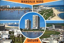 Saturn Mangalia Nord Romania vintage postcard a335