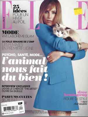 DREE HEMINGWAY ELLE MAGAZINE FRANCE 11/30/2012