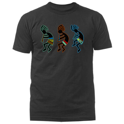 Southwest Dancing Kokopelli Native American T-shirt