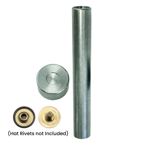 9mm Jeans Rivets 2 Parts Fixing Hand Tool for Leather Jackets Handbags Clothing - Picture 5 of 12