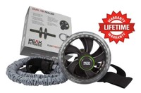 Dual Ab Roller Trainer Wheel With Resistance Bands Foot Straps. Tone Your Abs, Dual Ab Roller Trainer Wheel With Resistance Bands Foot Straps. Tone Your Abs,