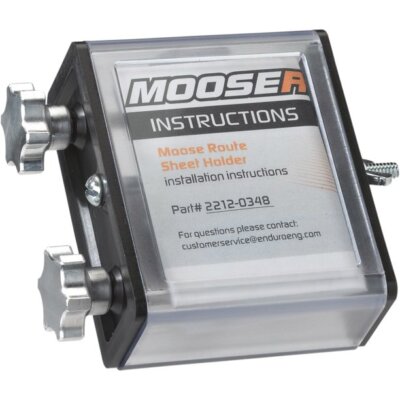 Moose Racing Enduro Side Load Route Sheet Map Directions Holder  DRZ RMZ CRF KLR