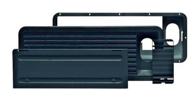 Lüftungsgitter LS 100 DOMETIC inclusive Winterabdeckung u.Rahmen schwarz WOMO